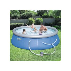 High-Capacity Filter Pump Included with this 530gal Inflatable Round Above Ground Pool