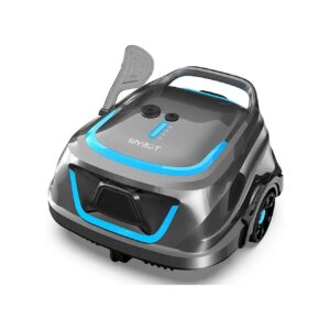 High-Capacity Gray Pool Vacuum with Fast 5H Charging and LED Indicators