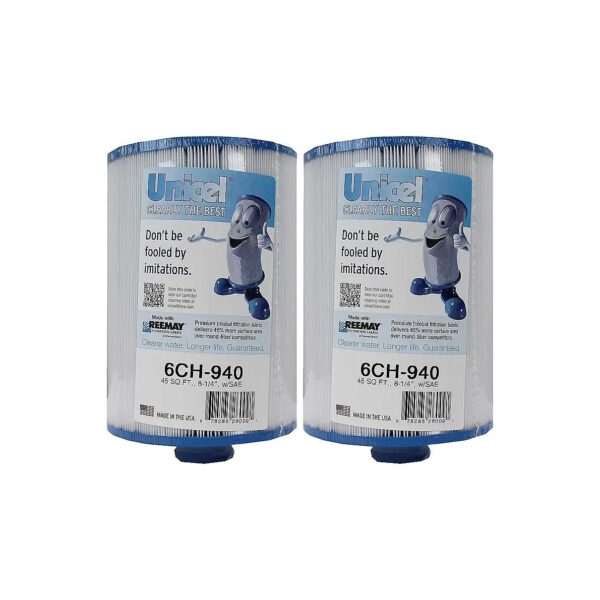 High-Capacity Hot Tub Spa Filter Cartridges with 45 Square Feet of 3-Ounce Media