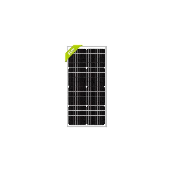 High-Efficiency 50W Solar Panel 12V for Boat RV Camper Solar Charging