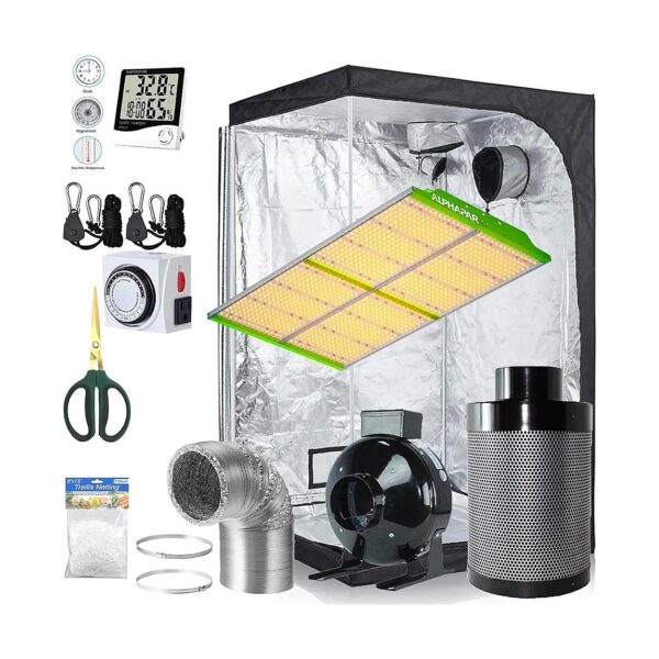 High-Performance Indoor Growing Kit, 400W LED Grow Light,