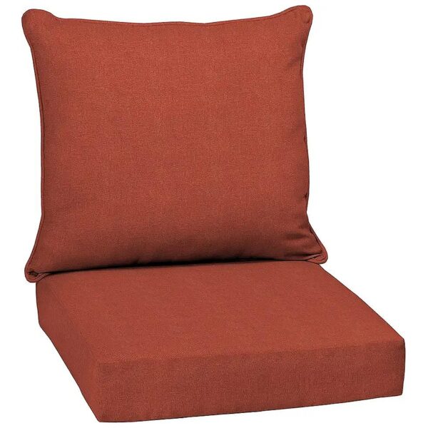 High-Performance Polyester Cushion Set in Sedona Valencia for Outdoor Deep Seating