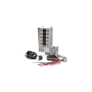 High-Power 10-Circuit 30 Amp Transfer Switch Kit for Reliable Generator Operation