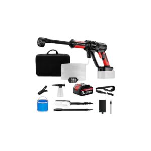 High-Pressure Cordless Power Washer with 21V Battery and Fast Charger