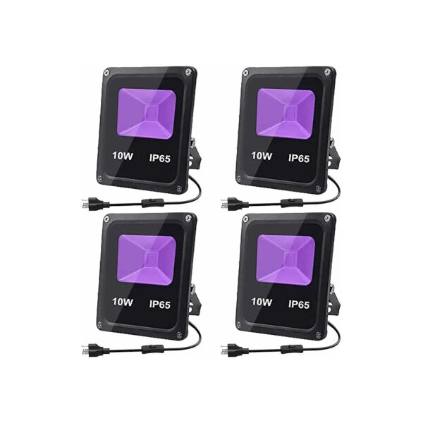 High-Quality Black Light Flood Lights for UV LED Illumination and Black Light Effects