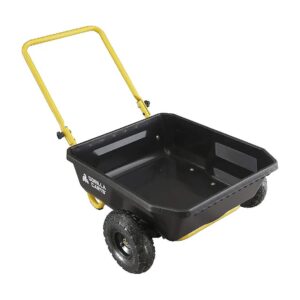 High-Quality Garden Wagon with Foldable Handle and Heavy-Duty Capacity