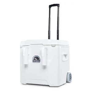 High-Quality Insulated Cooler for Extended Fishing Trips with Wheeled Mobility