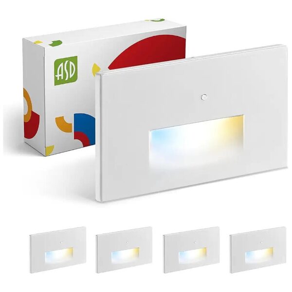 High-Quality LED Recessed Step Light with 120Lumen Output for Bright and Clear Lighting