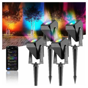 High-Quality Outdoor LED Lights for Home Garden and Lawn with Color Changing and Timer