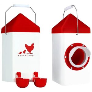 High-Quality Poultry Feeder and Waterer Set for Small to Medium-Sized Flock Sizes