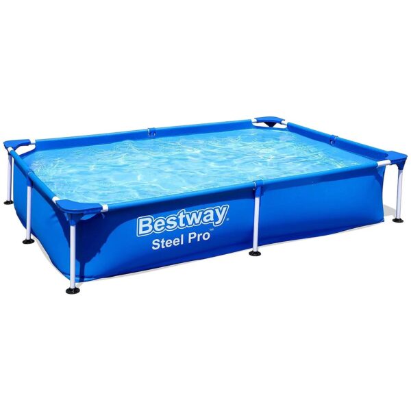 High-Quality Rectangular Pool with Sturdy Frame and Easy Assembly