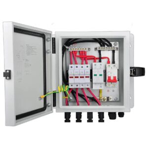 High-Quality Solar Combiner Box with Pre-Wired Cables and Surge Protective Device