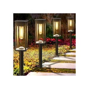 High-Quality Solar Landscape Lights for Driveway, Walkway, and Yard Illumination