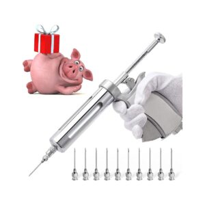 High-Quality Stainless Steel Livestock Syringe with Large Capacity and Ergonomic Handle