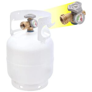 High-Quality Steel Propane Tank with Built-In Gauge for Outdoor Enthusiasts