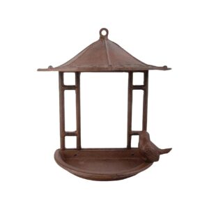 High-Quality Wall Mount Cast Iron Bird Feeder for Aggressive Bird Feeding