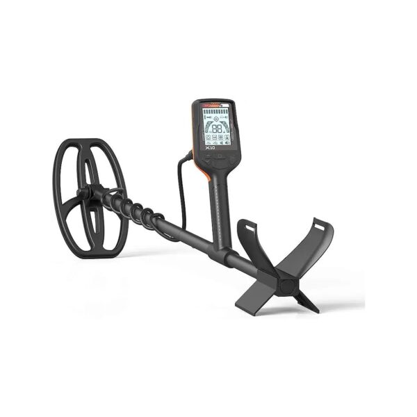 High-Tech Metal Detector with LED Backlit Control Box and USB Charging Port