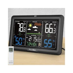 High-Tech Wireless Weather Station with Multiple Sensors and Atomic Clock