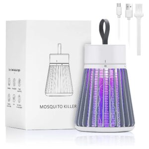 High-Voltage Gray Gray Bug Zapper for Insect Control Up to 6 Hours Battery Life