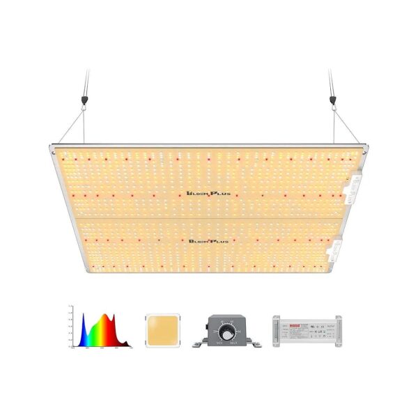 High-Yield LED Grow Light with Samsung Diodes for Indoor Plants