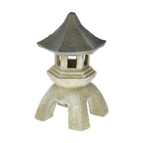 High-end Pagoda Lantern Statue with UV Resistant Finish and Electric Lighting Option