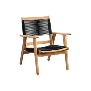 High-quality Acacia Wood Kingsmen Armchair with Natural Finish