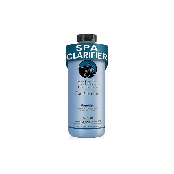 Hot Tub Clarifier Crystal Clear Water Treatment 32 Ounce Spa Water Purifier