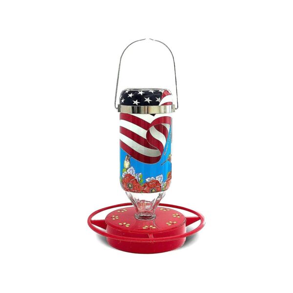 Hummingbird Nectar Feeder with Stylish and Versatile Design for Outdoor Garden Use