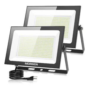 IP66 Waterproof LED Flood Light for Outdoor or Indoor Use with 2-Pack