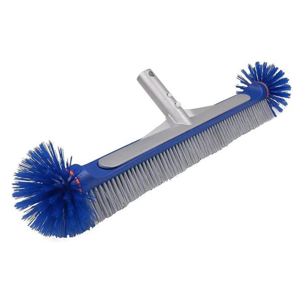 Inch Floor and Wall Pool Cleaning Brush with Nylon Bristles and Aluminum Handle