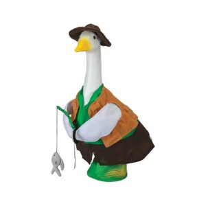 Inch Goose Outfit with Fishing Hat Strap and Fishing Pole