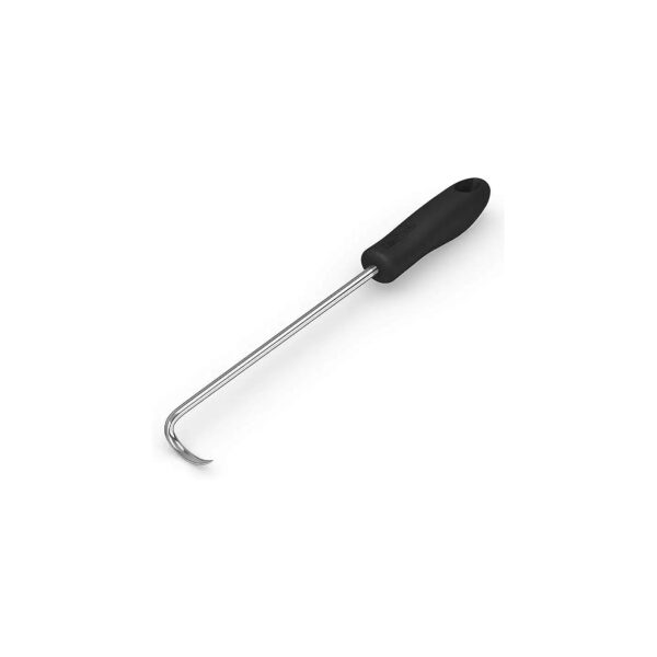 Inch Right-Handed Meat Flipper with Stainless Steel Handle and Hook