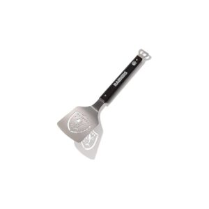 Inch Stainless Steel Grilling Spatula with Laser-Cut Design and Bottle Opener