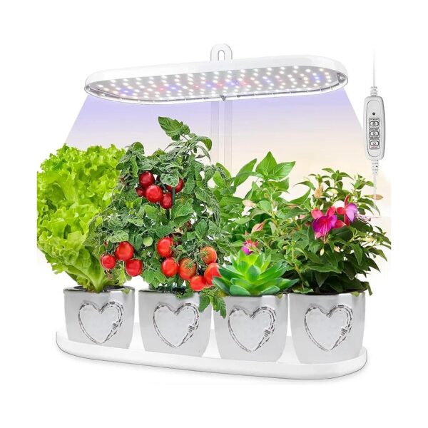 Indoor Garden LED Grow Light for Plant Growing Lamps with Timer and 4 Dimmable Modes