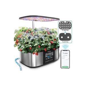 Indoor Hydroponic Garden Kit with 36W LED Grow Light