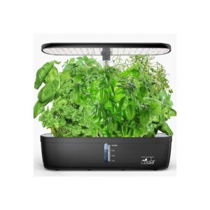 Indoor Hydroponic Gardening System with Adjustable Height Grow Light and Plant Food A&B