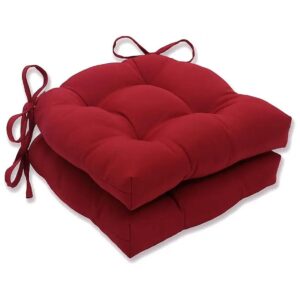 Indoor Outdoor Chair Cushions with Polyester Fill and Ties