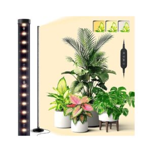 Indoor Plant Grow Light with Adjustable Height and Customizable Lighting for Each Plant