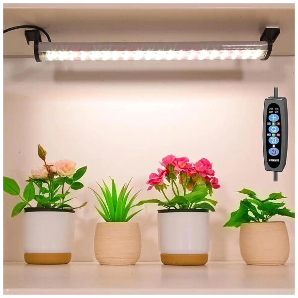 Indoor Plant Growing Kit with LED Grow Light and Plant Stand