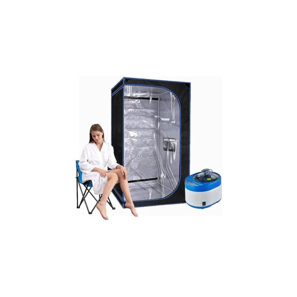 Indoor Sauna Kit for Full Body Relaxation, Sauna Steamer, Sauna Chair, Easy Assemble Tent