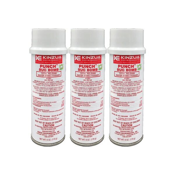 Industrial-Grade Mosquito and Insect Killer Fogger 3-Pack Water-Based Formula