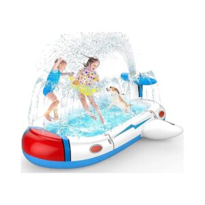 Inflatable 3-in-1 Kiddie Pool for Toddlers and Kids Ages 4-