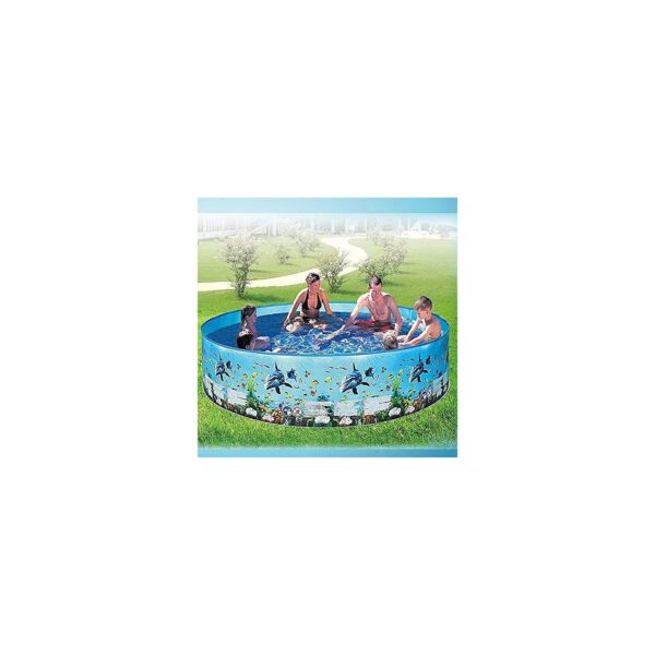 Inflatable Dinosaur Plastics Kids Round Water Pool for Outdoor Family Fun