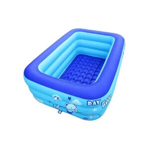 Inflatable Swimming Pool Bathtubs with Electric Air Pump and Durable PVC Material