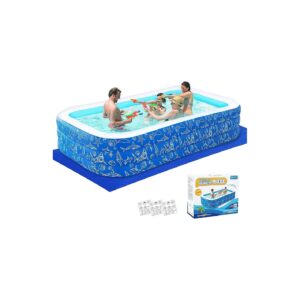 Inflatable Swimming Pool for Backyard Lawn Summer Party Fun for Kids