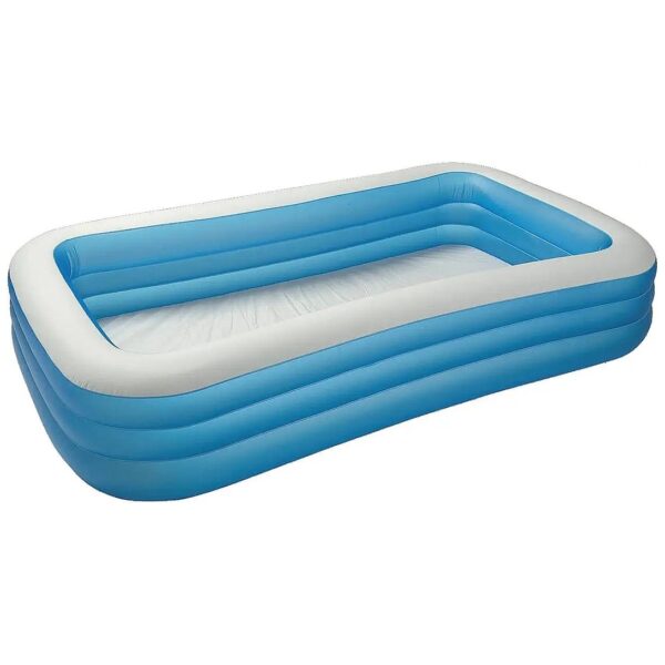 Inflatable and Lightweight 120-Inch Swim Center with 3 Rings and Drain Hole