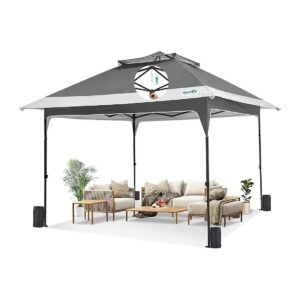 Instant 12x12 Pop Up Canopy Shelter with Superior Quality Fabric and Frame