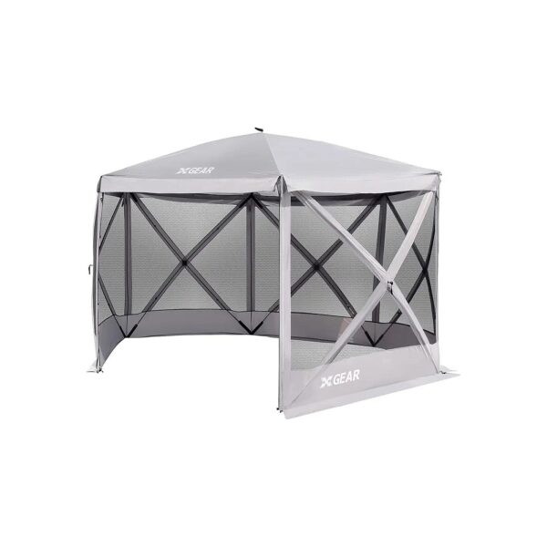 Instant Canopy Tent with Screened Room and Sun Shelter for Camping and Outdoor Activities