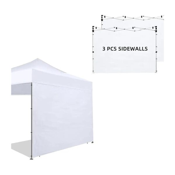 Instant Canopy Waterproof and UV Protection Sidewalls for 10x10 Pop Up Canopy 3 Pack