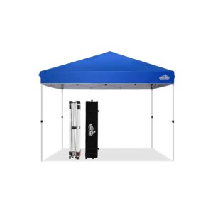 Instant Setup Pop Up Canopy Tent for Outdoor Events and Parties - 10x10 Feet Blue Canopy